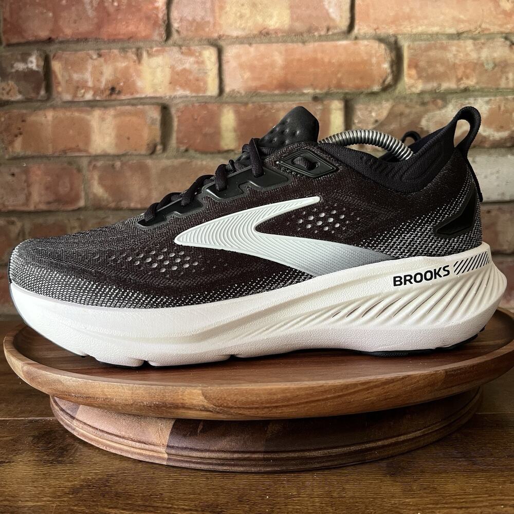 Brooks Glycerin GTS 23 Supportive Cushioned Black Running Shoes Sneakers 9 EE